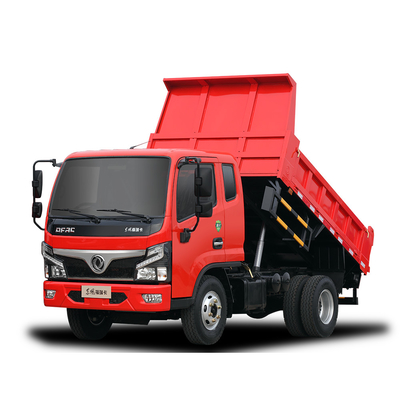 Euro 4 Truk Tipper DONGFENG Mesin YUCHAI Kemudi Kiri 3.7m