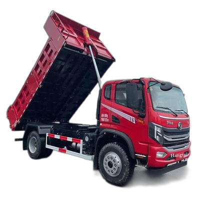 GVW 165HP Mesin Diesel Truk Tipper 4x2 18 Ton Dump Truck Jarak sumbu roda 3550mm