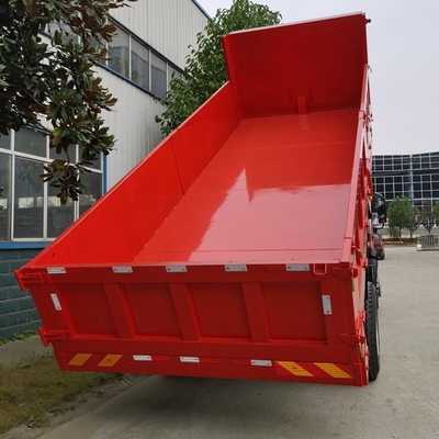 GVW 165HP Mesin Diesel Truk Tipper 4x2 18 Ton Dump Truck Jarak sumbu roda 3550mm