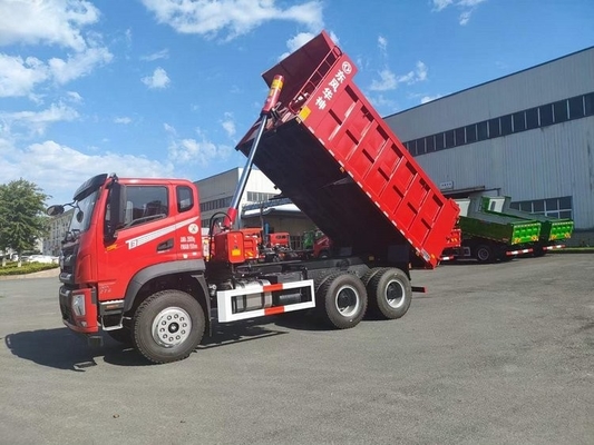 Daya Tinggi 25 Ton 6x4 Dump Truck 270HP 4.5M GVW 6 Silinder