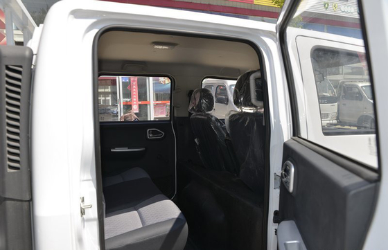 4.5T Truk Kargo Ringan 4x2 Mesin Diesel Truk Lorry Kecil Baris Ganda 5 Kursi