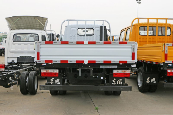 Truk Kargo Ringan Kabin Tunggal Mesin Diesel 1730mm Euro II IV V Emisi 3.8m