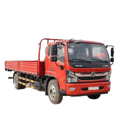 Pelat Kolom Transportasi Logistik Truk Kargo Ringan 6800mm Panjang 8MT Transmisi Rem Udara