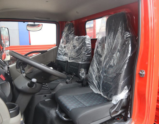 GVW 6 - 12T Diesel Red Cargo Van Truck Manual Mesin YUCHAI 6MT Gear Box