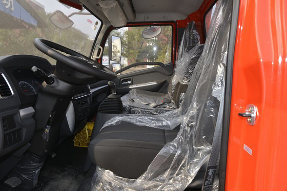 DongFeng DFAC 4x2 Plat Kolom Truk Medium Kargo 190HP Mesin YUCHAI Besar Ton Gandar Belakang