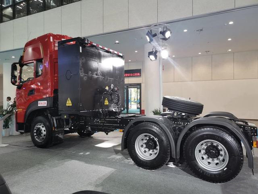 EV Electric Tractor Truck Mileage Kapasitas Baterai 320KM 282kwh