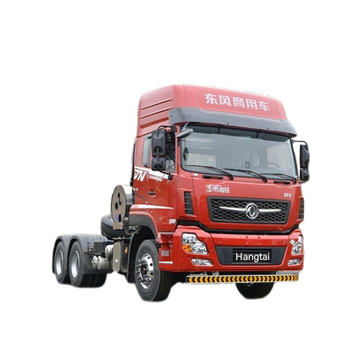 Traksi Massa 40 Ton Truk Pengangkut LNG 6x4 Traktor Mesin Pemindahan Tinggi