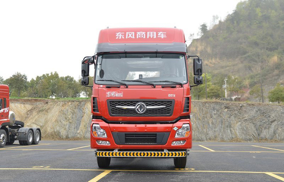 Traksi Massa 40 Ton Truk Pengangkut LNG 6x4 Traktor Mesin Pemindahan Tinggi
