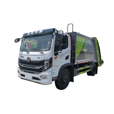 4x2 Truk Sanitasi Kota Diesel 8Cbm Tempat Sampah Koleksi Pemadat Sampah