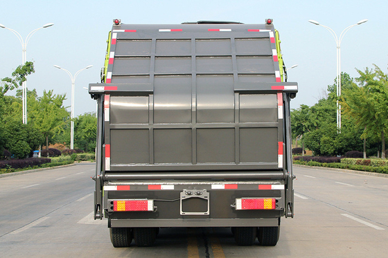 Truk Sanitasi Kota 6x4 Berat Truk 18 Cbm 10Ton Kendaraan Pengumpul Sampah