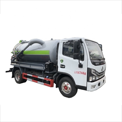 Tanker Vakum Limbah DONGFENG Kecil 6MT Tangki Mesin Diesel 4.7 Cbm