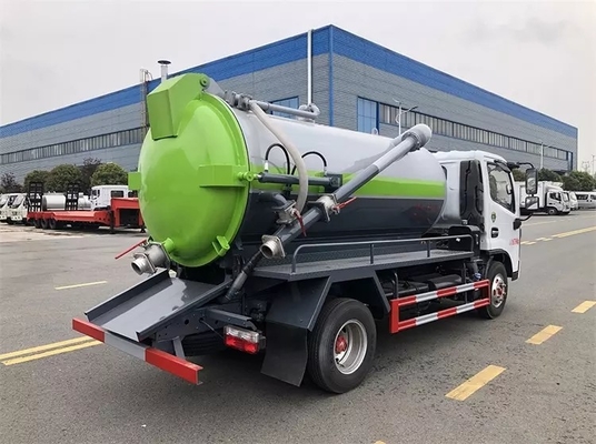 Tanker Vakum Limbah DONGFENG Kecil 6MT Tangki Mesin Diesel 4.7 Cbm
