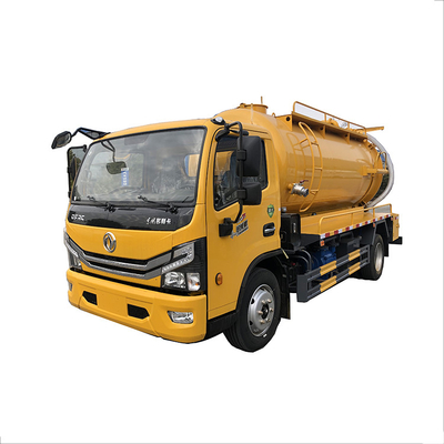 Dongfeng Suction Sewage Sanitasi Kota Truk 9.5 Cbm 4 Ton Payload