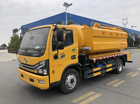 Truk Sanitasi Kota Hisap Limbah 165hp 10 Cbm Tank Euro 6 Emission