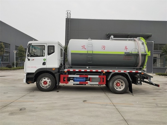 Truk Pengisap Kotoran Sedang 11.5 CBM Diesel 200 HP Truk Tangki Pengisap Limbah