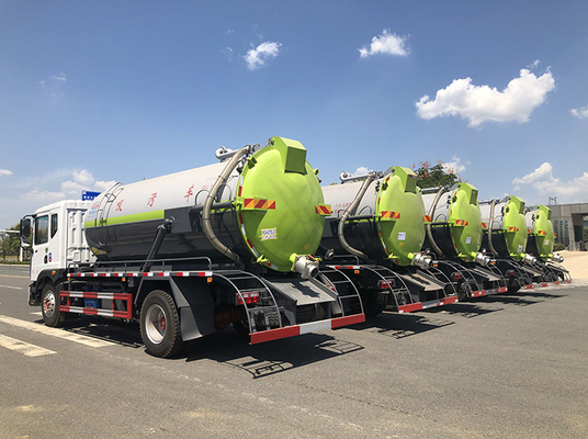 13.2 Cbm Truk Sanitasi Kota 15 - 20T Sewage Suction Tanker Truck