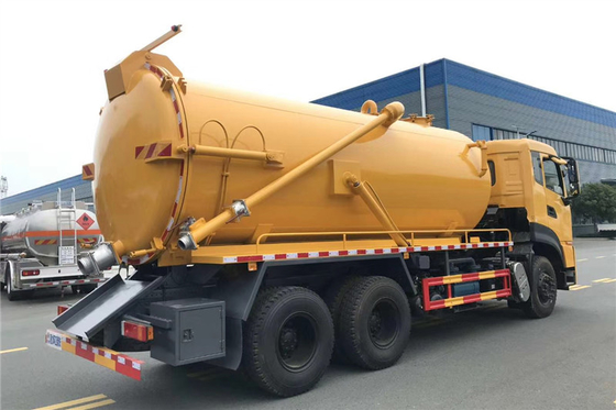 Truk Sanitasi Kota 18 Cbm 25 Ton 11870KG 9m Kendaraan Hisap Limbah