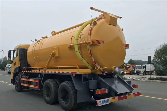 Truk Sanitasi Kota 18 Cbm 25 Ton 11870KG 9m Kendaraan Hisap Limbah
