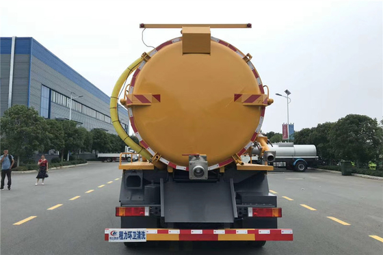 Truk Sanitasi Kota 18 Cbm 25 Ton 11870KG 9m Kendaraan Hisap Limbah