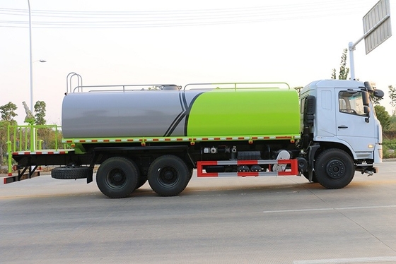 Truk Pengairan Jalan Gandar Belakang Ganda Tugas Berat Tangki 6x4 16 Cbm 14470kg
