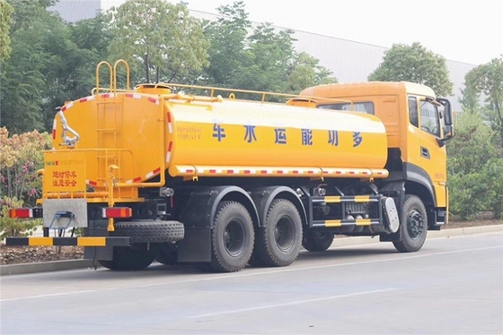 Manual Truk Sanitasi Kota 6x4 290HP Berat 9MT 20cbm Sprinkler Vehicle