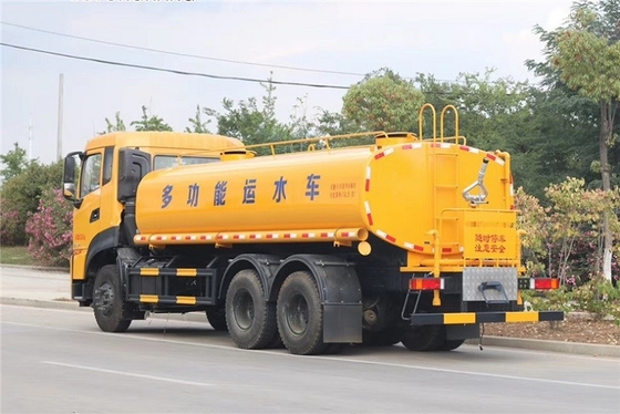 Manual Truk Sanitasi Kota 6x4 290HP Berat 9MT 20cbm Sprinkler Vehicle