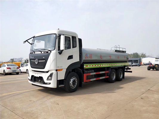 Mobil Tangki Truk Air DONGFENG Kota 6x4 290 HP Untuk Kemurnian Perkotaan