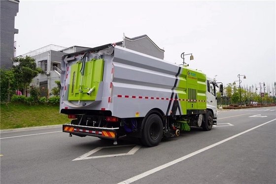 16 CBM Truk Sanitasi Kota Jarak Roda 5000mm 210 HP Truk Pembersih Penyapu