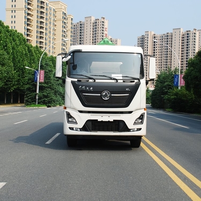 Truk Pengangkut Mobil Mesin Diesel DONGFENG 8x4 27 cbm 400 HP GVW 32000KG