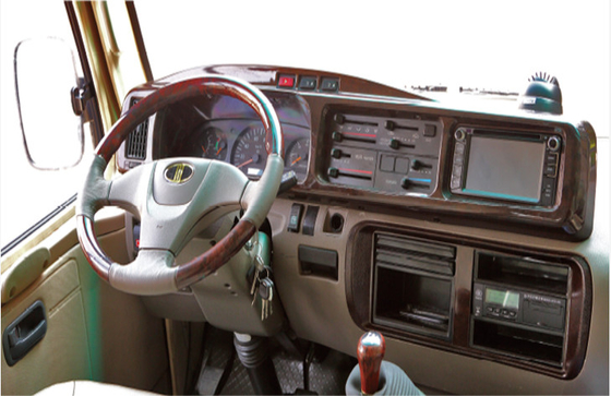Power Doors Coaster Bus 7M Business Diesel 10 - 23 Kursi Bus Kota Mewah