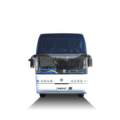49 Seater Bus Bisnis Pelatih Bus Air Suspension 12M 375hp Tenaga Diesel