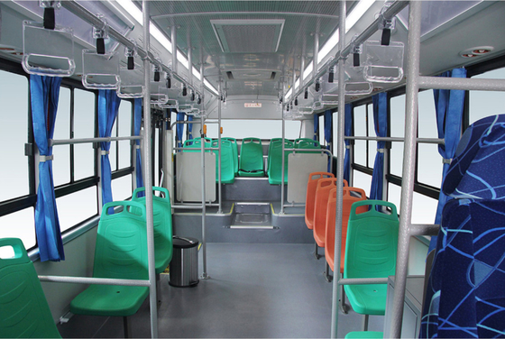 28 Seater Bus Transportasi Kota Listrik Murni 8 Meter Kemudi Kiri Dengan AC