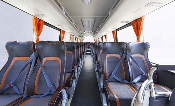 45 - 53 Kursi Pelatih Bus Diesel 270hp 6MT Transmisi Bus Antar-Jemput Pariwisata