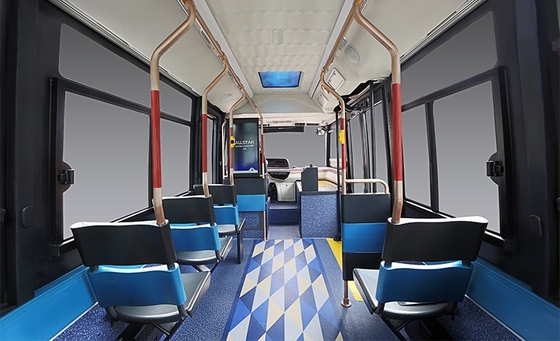 Mini EV City Shuttle Bus 10 - 14 Seater Electric Bus Mileage 265km