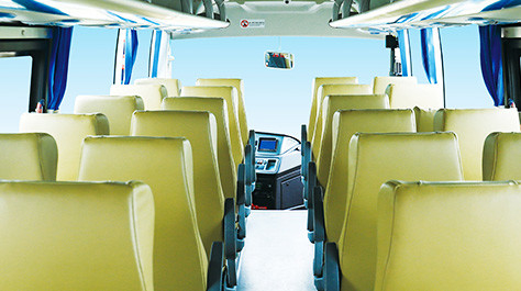 Bus Transit Regional Listrik 9m 37 Kursi Bus Antar-Jemput Komuter Mewah
