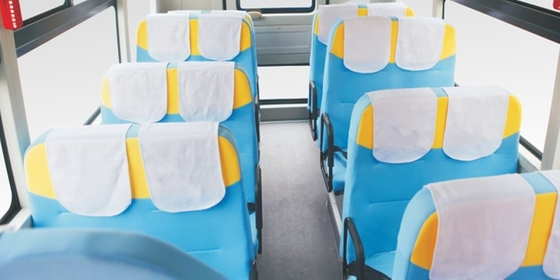5m 10 - 19 Bus Antar-Jemput Pelajar Penumpang Mesin Diesel Jarak sumbu roda 68hp 2900mm