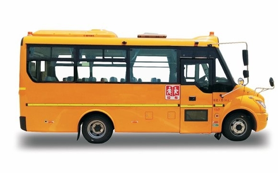 6,5m 80km/h Bus Antar-Jemput Kuning Sekolah 24-32 Kursi Tenaga Diesel 115hp
