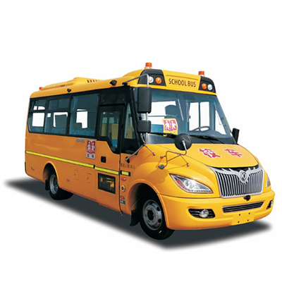 6,5m 80km/h Bus Antar-Jemput Kuning Sekolah 24-32 Kursi Tenaga Diesel 115hp
