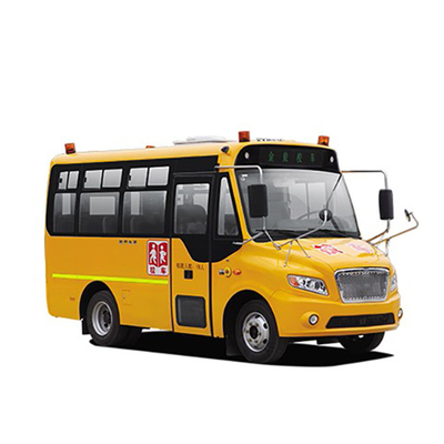 100hp 10 - 19 Seater Student Shuttle Bus 5,5m Tenaga Mesin Diesel 80km/jam