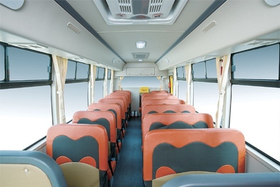 Bus Antar-Jemput Pelajar 7,9m 24 - 45 Kursi Mesin Diesel 140hp Bus Sekolah Kuning