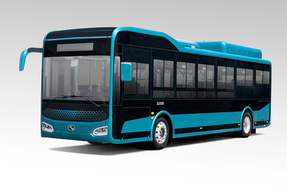 Bus Listrik Mewah 32 Kursi 12m Jarak sumbu roda 6100mm Jarak tempuh 300 - 450km
